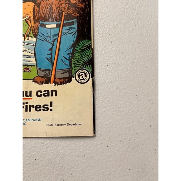 The True Story Of Smokey Bear 1950s U.S. Forestry Dept Comic Book - Picture 7 of 9